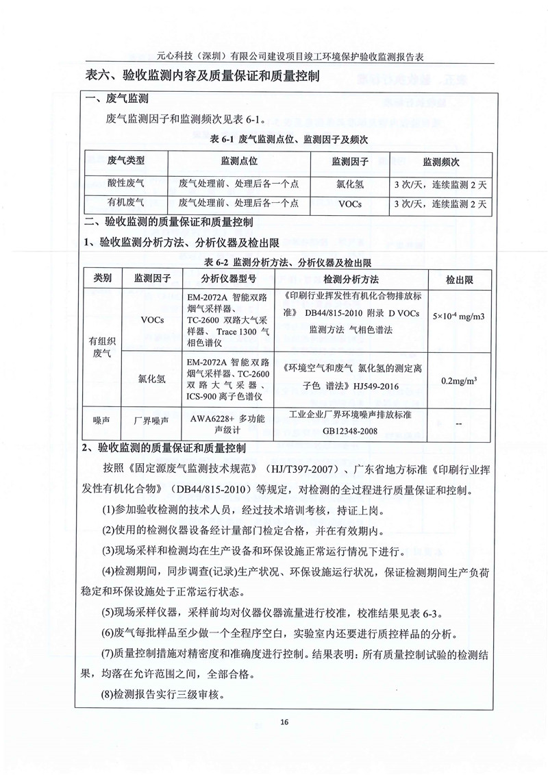 元心科技（深圳）有限公司竣工驗收報告表(圖20)