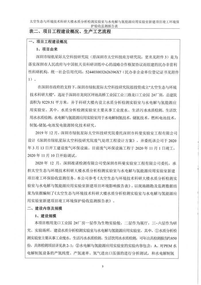 太空實驗室新建項目竣工環境保護驗收公示(圖7) 太空實驗室新建項目竣工環境保護驗收公示(圖7)