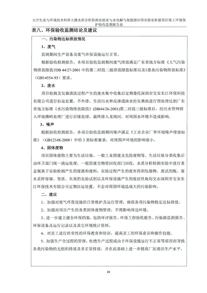 太空實驗室新建項目竣工環境保護驗收公示(圖32) 太空實驗室新建項目竣工環境保護驗收公示(圖32)